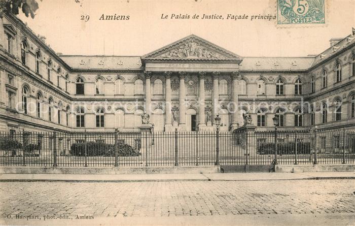Amiens Le Palais de Justice Facade principal
