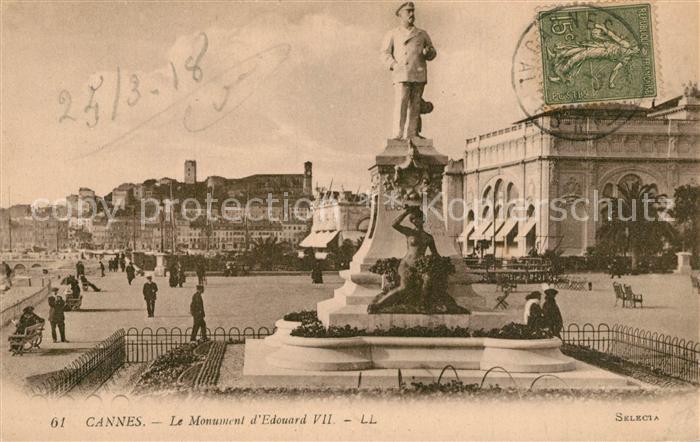 Cannes Alpes-Maritimes Le Monument d’Edouard VII