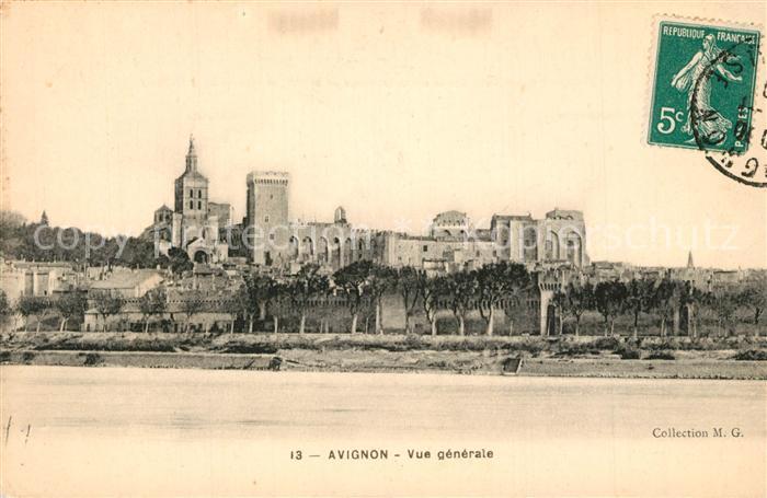 Avignon Vaucluse Vue generale