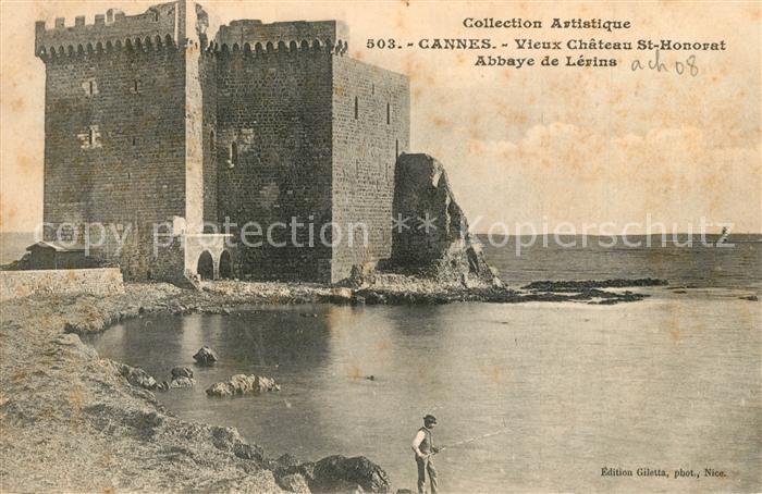 Cannes Alpes-Maritimes Vieux Chateau St Honorat Abbaye de Lerins