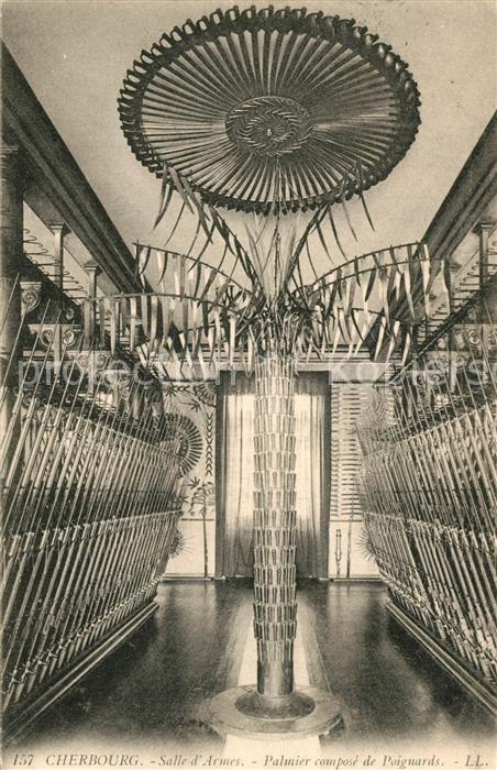 Cherbourg Salle d’Armes Palmier compose de Poignards