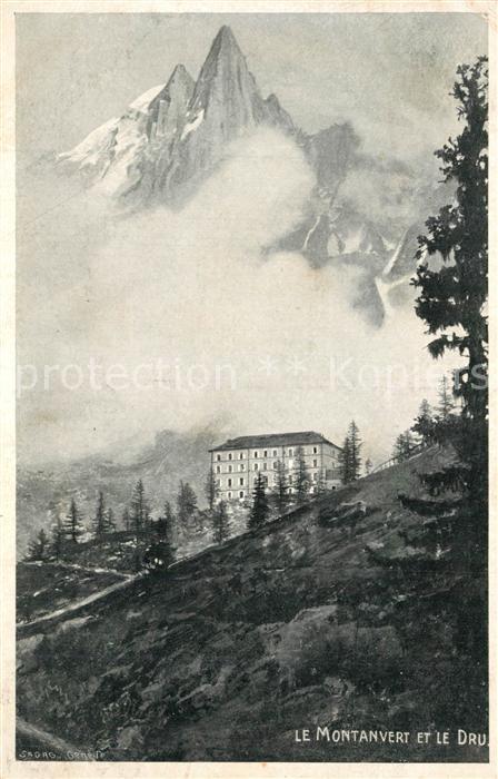 Chamonix Le Montanvert et le Dru