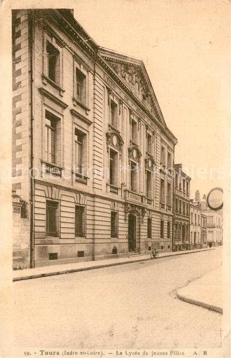 Tours Indre-et-Loire Le Lycee de Jeunes Filles