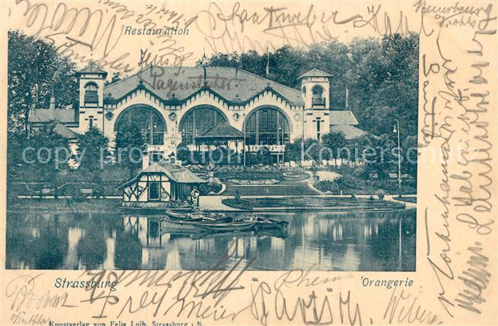 Strassburg Elsass Orangerie