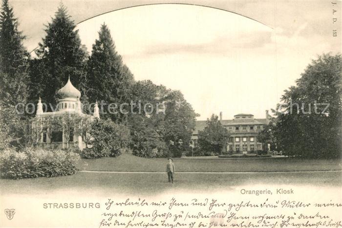 Strassburg Elsass Orangerie Kiosk