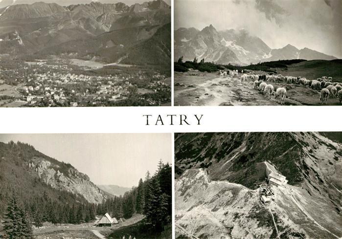 Zakopane widok z Gubalowki Na Karczmisku Hala Stratyska Kasprowy Wierch