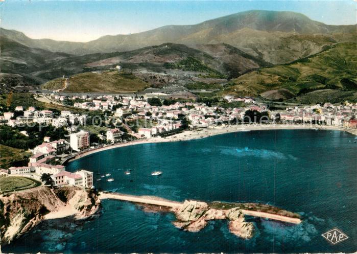 Banyuls-sur-Mer Vue generale aerienne