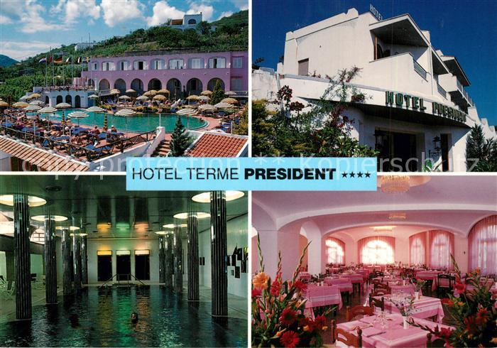 Ischia Hotel Terme President Hallenbad Gastraum