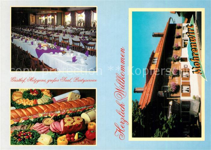 Kranzegg Mohrenwirt Gasthof Metzgerei grosser Saal Partyservice