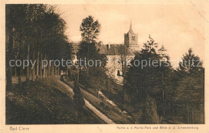 Bad Cleve Moritzpark Schwanenburg