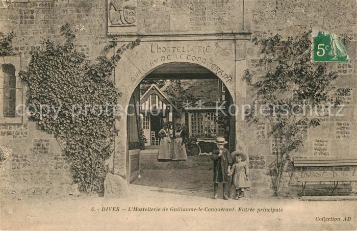 Dives-sur-Mer Hostellerie de Guillaume le Conquérant Entrée principale