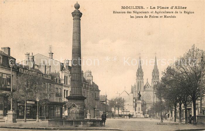 Moulins Allier Place d Allier Monument