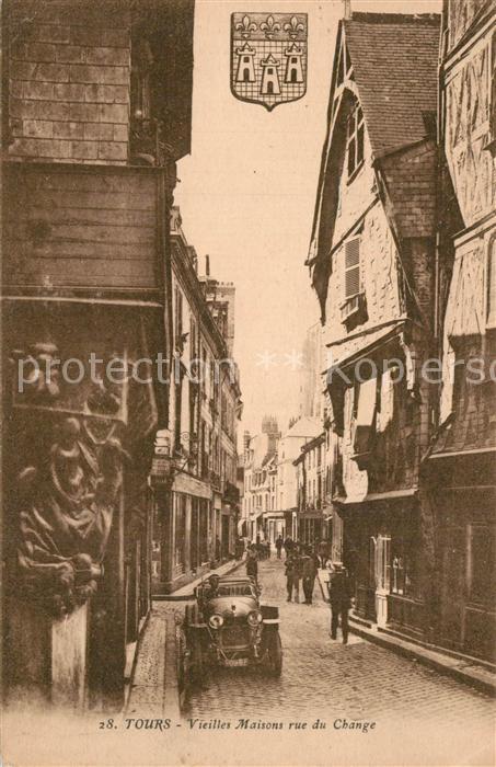 Tours Indre-et-Loire Vieilles Maisons Rue du Change