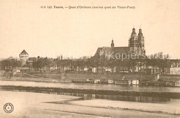 Tours Indre-et-Loire Quai d_Orléans Eglise