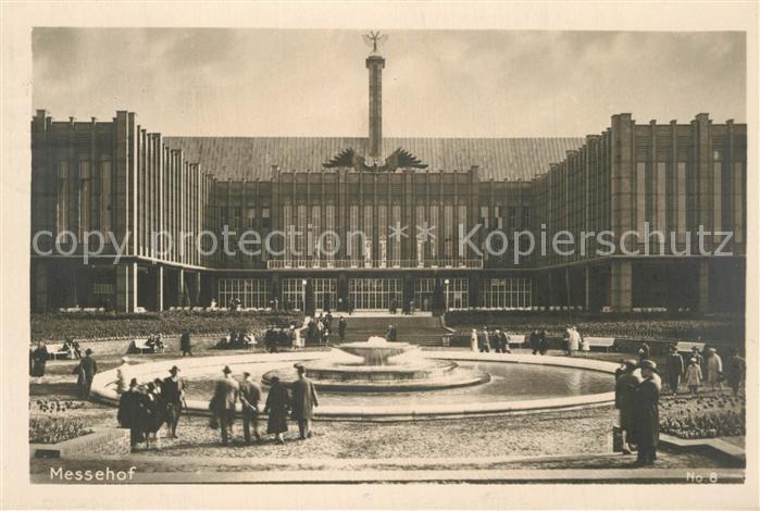 Koeln Rhein Messehof Offizielle Postkarte der Pressa