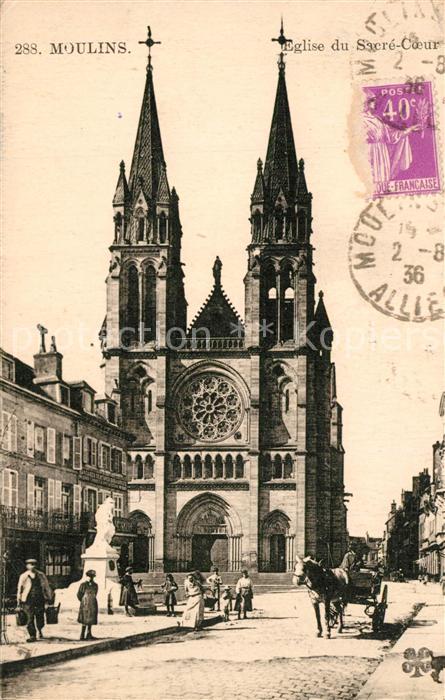 Moulins Allier Eglise du Sacré Coeur