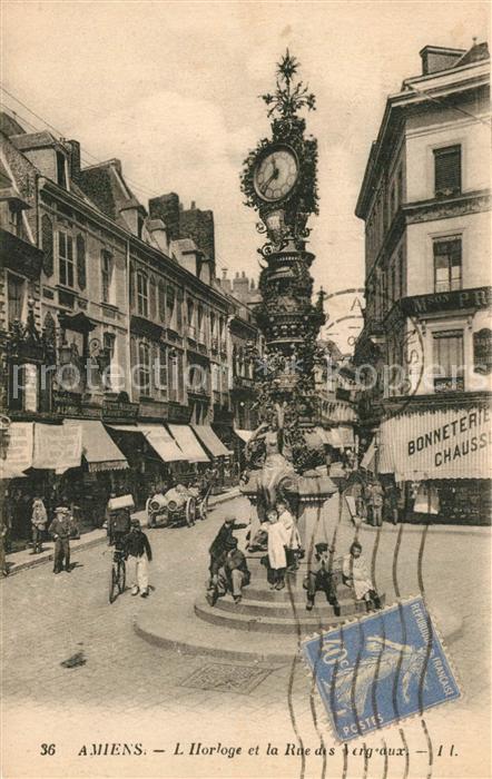 Amiens Horloge Rue des Vergeaux