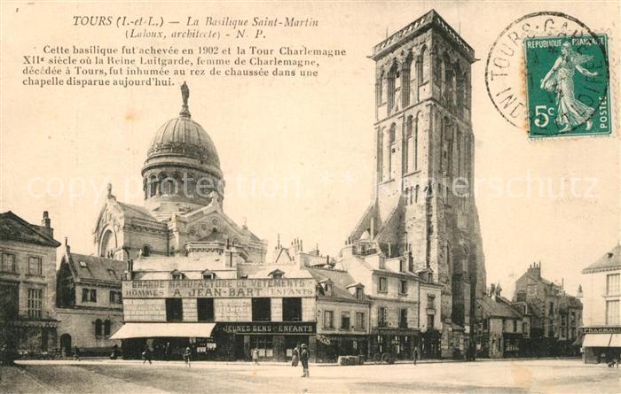Tours Indre-et-Loire Basilique Saint Martin