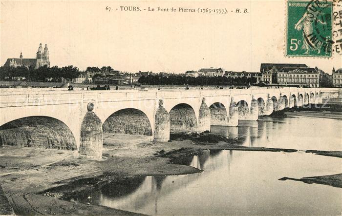 Tours Indre-et-Loire Pont de Pierres
