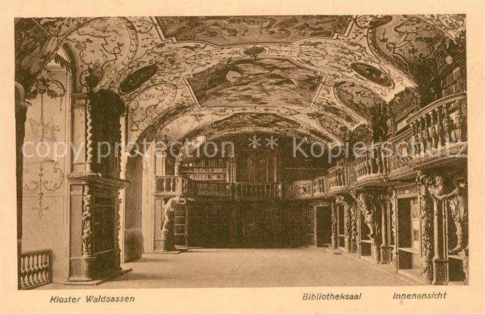 Waldsassen Kloter Bibliotheksaal
