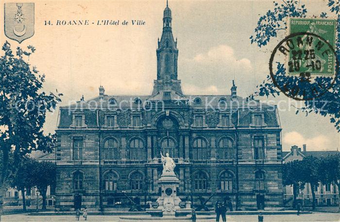 Roanne Loire Hotel de Ville Monument