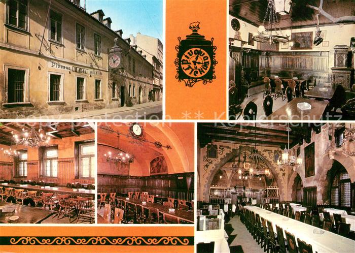 Praha Prahy Prague Pivovar U Flekue Bauereigaststaette Restaurant
