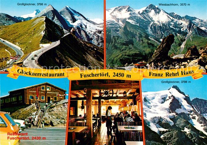 Fusch Grossglocknerstrasse Panoramablick Fuschertoerl Bergrestaurant Grossglockn
