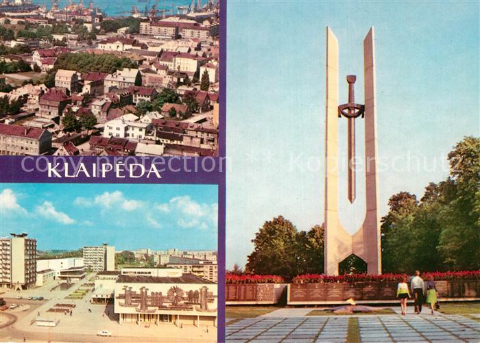 Klaipeda Panorama Taikos prospektas Monumentas tarybiniams Kariams