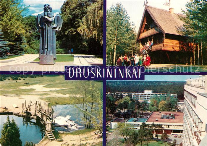 Druskininkai Ciurlionio paminklas Saules taku Misko muziejus Girios aidas Nemuno