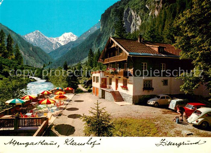 Mayrhofen Zillertal Alpengasthaus Klaushof im Zillergrund Zillertaler Alpen