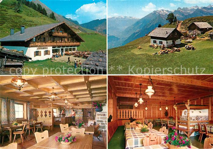 Tall Schenna Stafell Huette Hirzer Gebiet Alpenpanorama