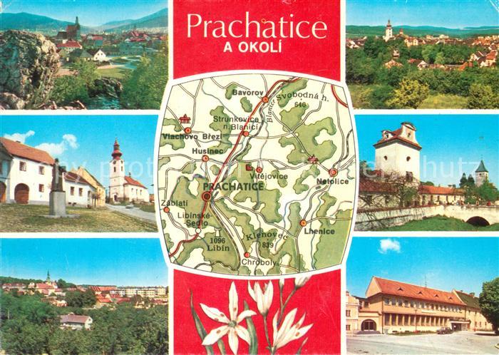 Prachatice Prachatitz Teilansichten Husinec Vlachovo Brezi Netolice Kratochvile