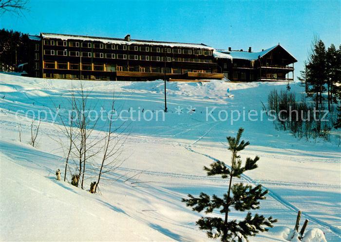 Bolkesjo Turisthotell Touristenhotel Winterlandschaft