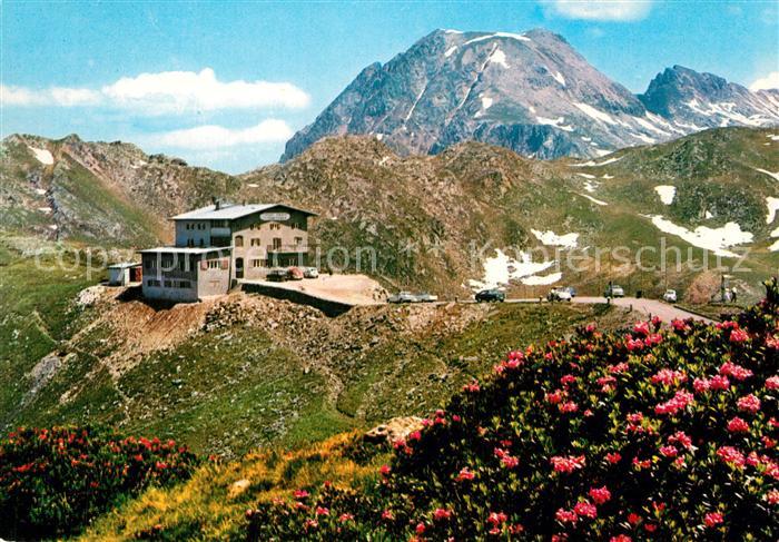 Penserjoch Passo di Pennes Alpenrosenhof Bergrestaurant Gebirgspass Alpen