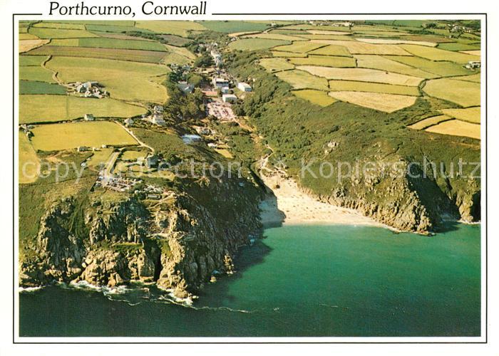 Porthcurno Aerial view