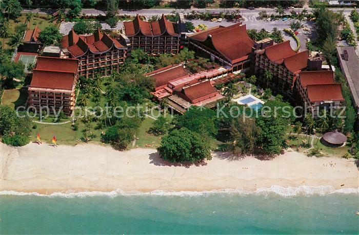 Penang Rasa Sayang Hotel beach aerial view