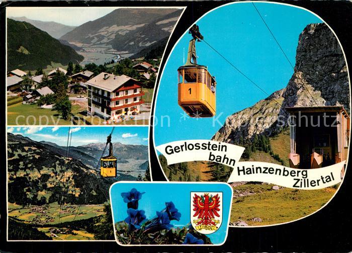 Hainzenberg Gerlosstein Bergbahn Talblick Alpenpanorama Blauer Enzian