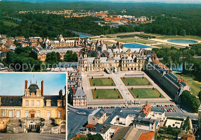 Fontainebleau Seine et Marne et ses merveilles Palais Cour des Adieux Escalier d