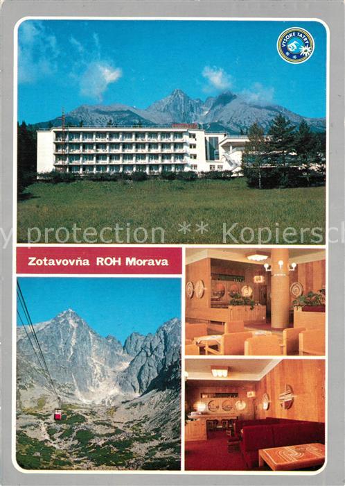 Tatranska Lomnica Zotavovna ROH Morawa Hotel Hohe Tatra Bergbahn