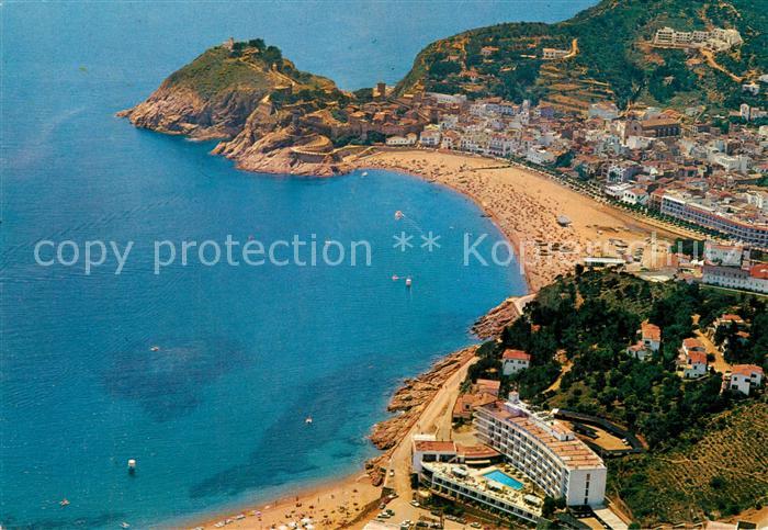 Tossa de Mar Fliegeraufnahme