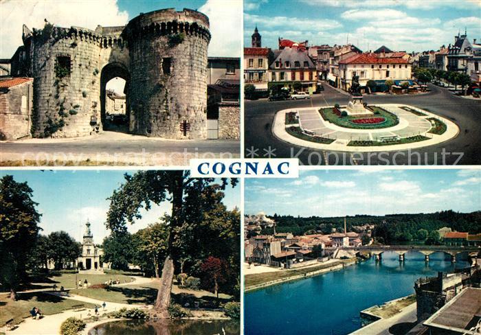 Cognac Charente Vieilles Tours Place Francois Ier Jardins Hotel de Ville La Char