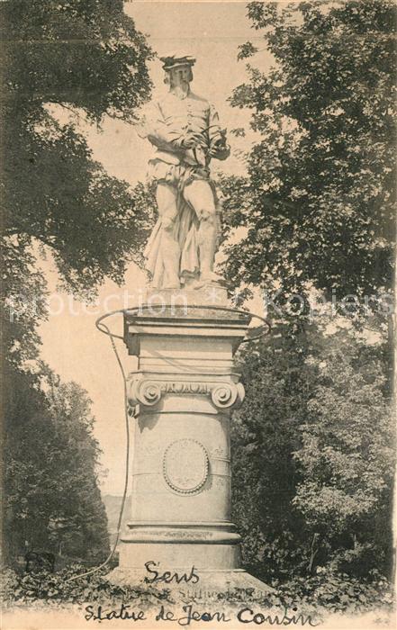 Sens 89 Statue de Jean Cousin