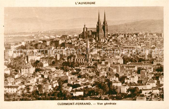 Clermont Ferrand Puy de Dome Panorama