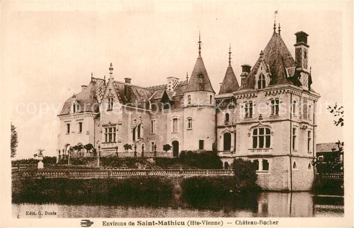 Saint-Mathieu Haute-Vienne Chateau Rocher
