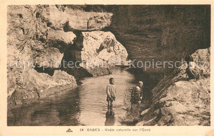 Gabes Voute naturelle sur l Oued