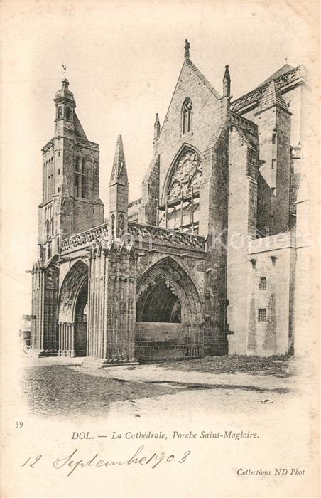 Dol-de-Bretagne Cathedrale Porche Saint Magloire