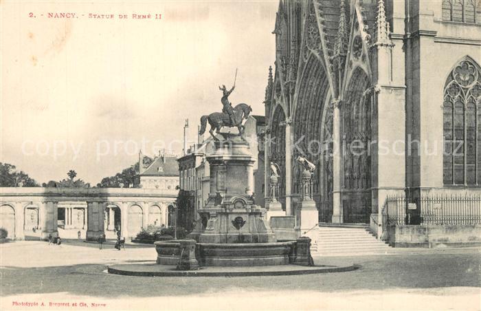 Nancy Lothringen Statue de Rene
