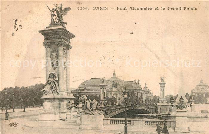 Paris Pont Alexandre Grand Palais