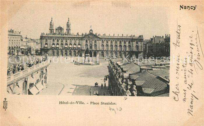 Nancy Lothringen Hotel de Ville Place Stanislas