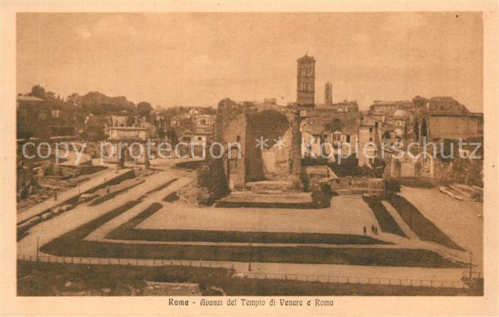 Roma Rom Avanzi del Tempio Venere e Roma